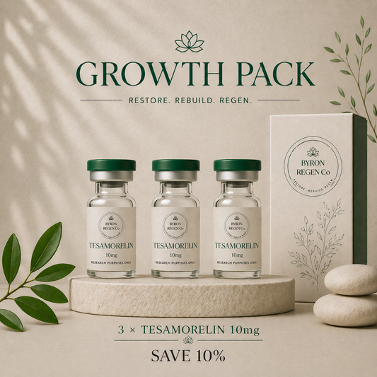 Growth Pack - 3× Tesamorelin (10mg)